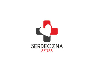 Projekt graficzny logo dla firmy online Serdeczna apteka